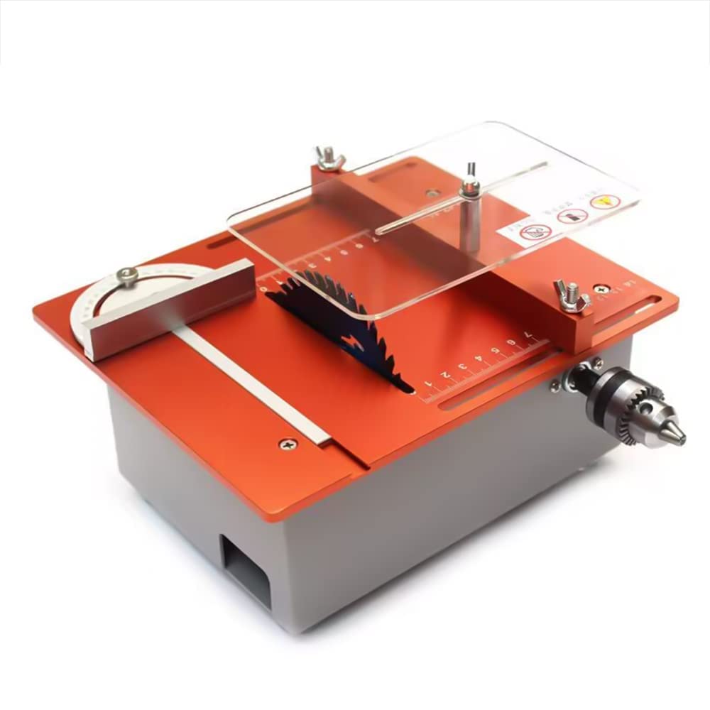 360W Mini Tischsäge Handwerk Holzbearbeitung Desktop Kompakte Elektrische Hebemesser Doppelmotor Polieren Schneiden