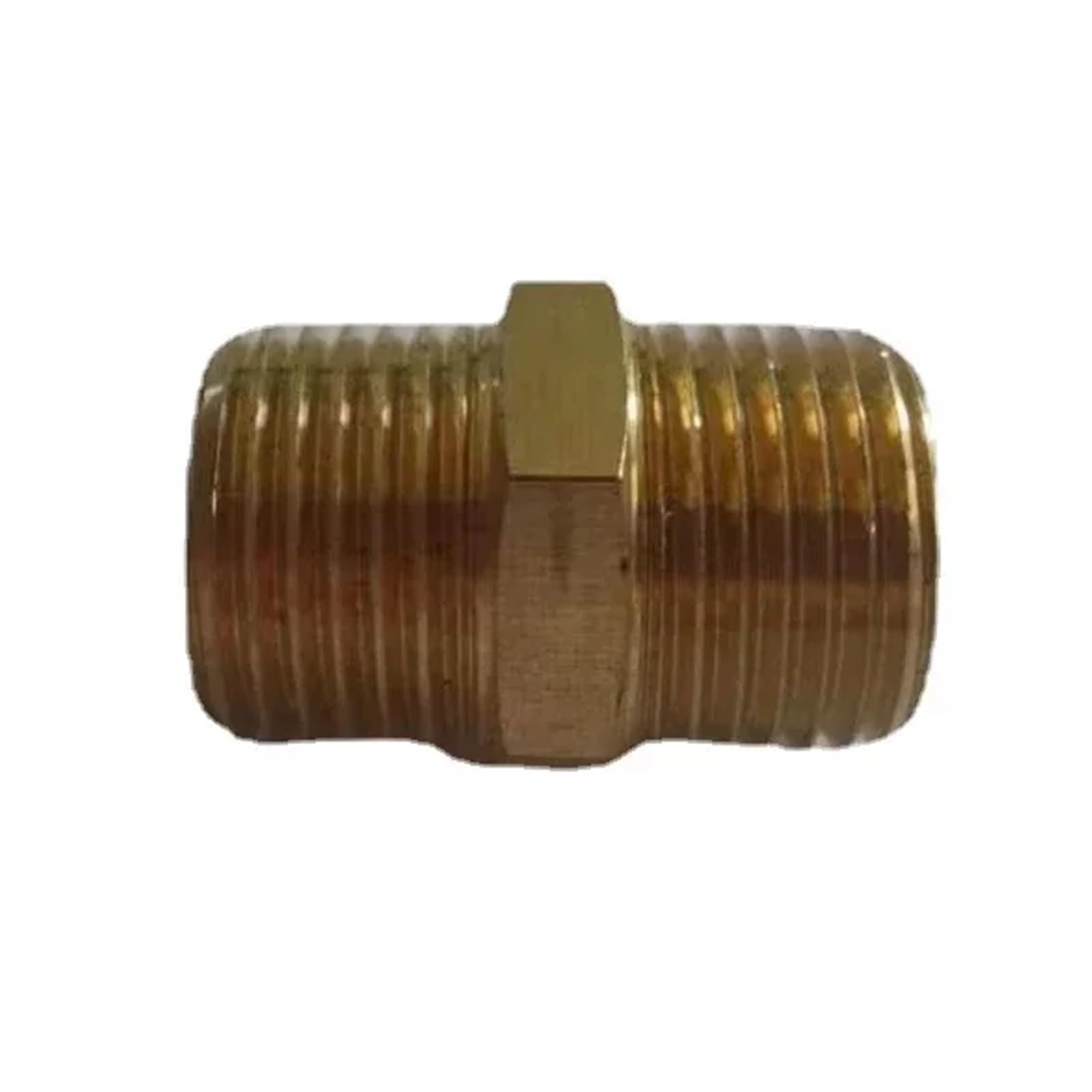 1/8" 1/4" 3/8" 1/2" 3/4" 1" BSPT NPT Maschio Esagonale Nipplo Riduttore Raccordo for Tubo in Ottone Adattatore Connettore Acqua Gas Casa Giardino(NPT 1" To 1")