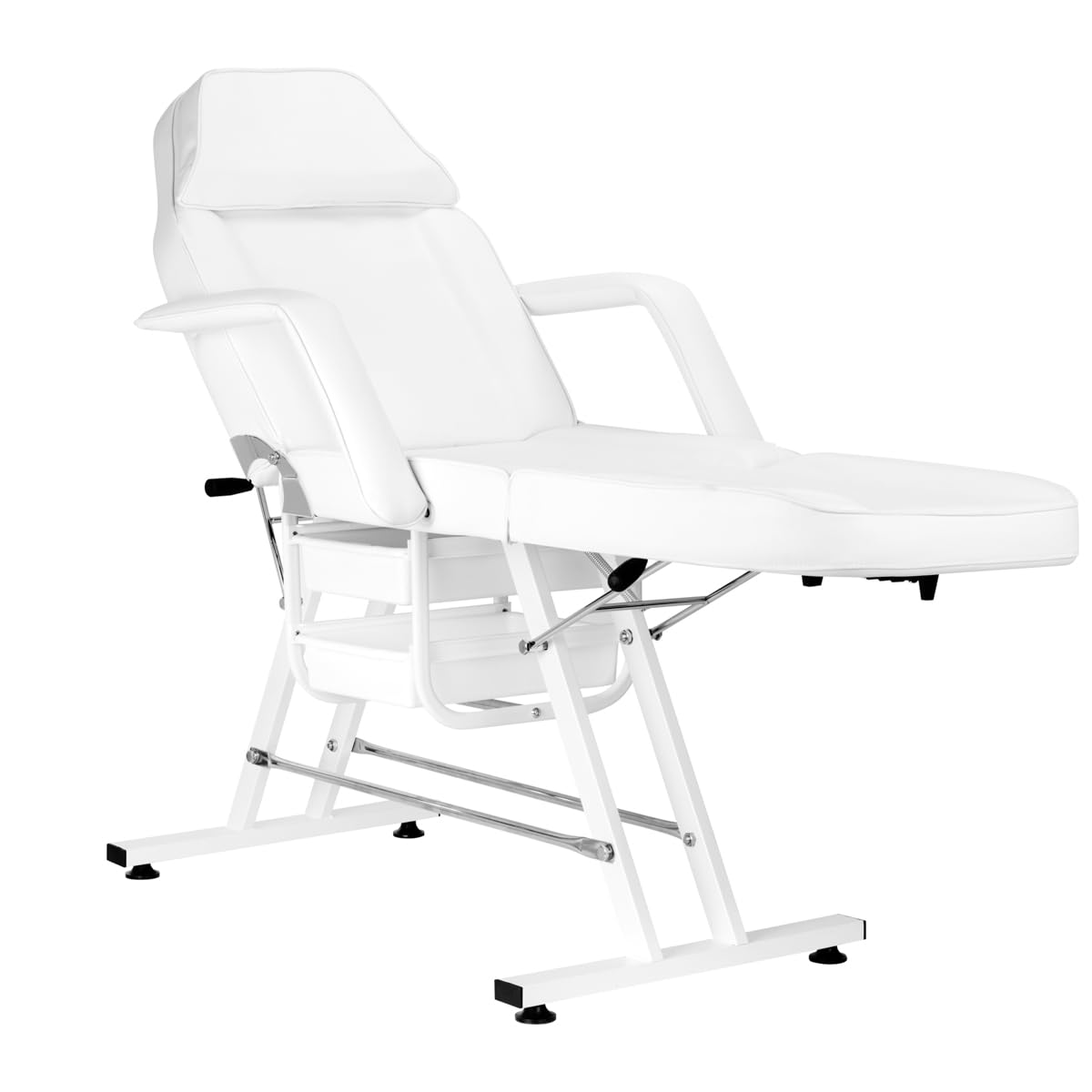 ACTIVESHOP Elektrische Kosmetikliege Kosmetikstuhl Behandlungsliege LUX 3 Weiss