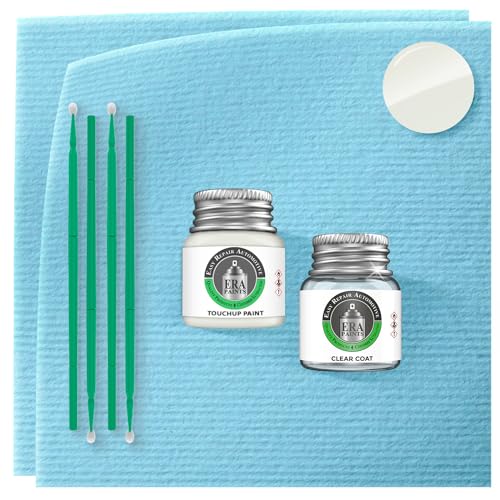 ERA Paints NH578 - Taffeta White for HONDA Exact Match Automotive Touch Up Paint Jar - Essential Kit