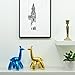 Made By Humans Balloon Giraffe Money Bank, Cool and Unique Ceramic Piggy Bank with High-Gloss Finish, Gold