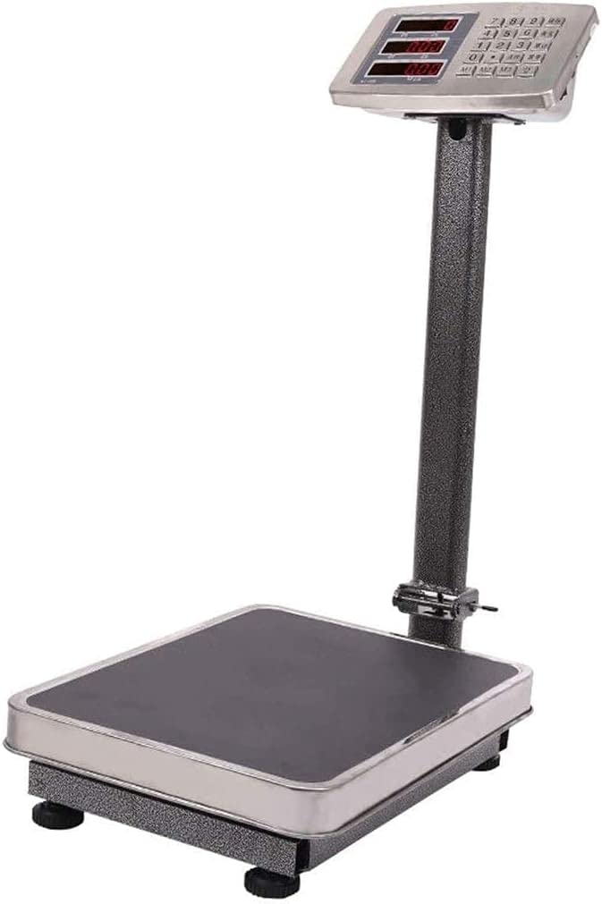 Waga kuchenna Wielofunkcyjna platforma Wagi cyfrowe Przenośne elektroniczne wagi precyzyjne z podświetlanym wyświetlaczem do przemysłowych przesyłek pocztowych，B-150kg