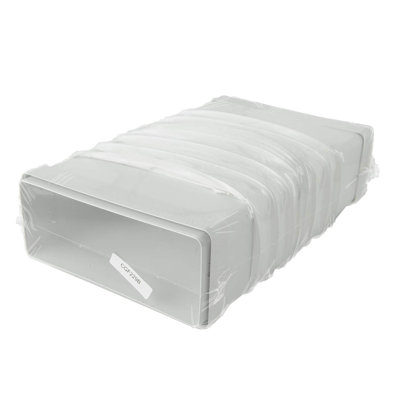 La Ventilazione CGF229B Giunto flessibile 220x90 mm con imbocchi F/F per tubi rettangolari. Colore bianco