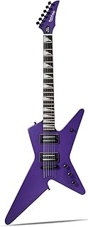 Sponsored Ad - WestCreek Guitars HIGH VOLTAGE（HV）Heavy Metal Solid Body Electric Guitar with strap (Purple)