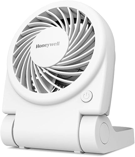 Miniatura 1 de Honeywell Mini ventilador de escritorio USB pequeño silencioso personal Turbo ventilador de mesa portátil