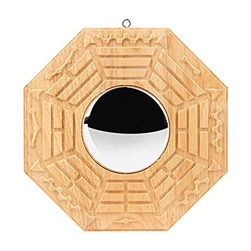 Jannyshop 6,9 Pouces Chinois Traditionnel Feng Shui Pêche Convexe Bagua Mirro