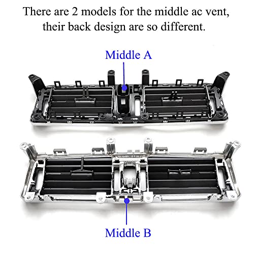 Grille d'aération centrale BMW Série 5 GT F07 2010-2017 buse tableau de bord milieu A - 3