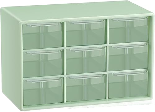 Miniatura 32 de Organizador de cajones pequeños para escritorio, 7.1 x 3.8 x 4.6 pulgadas, mini organizador de cajones de escritorio con 6 cajones transparentes,