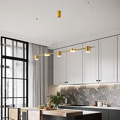 Lustre LED moderne à 5 têtes avec diffuseur acrylique antireflet - 3