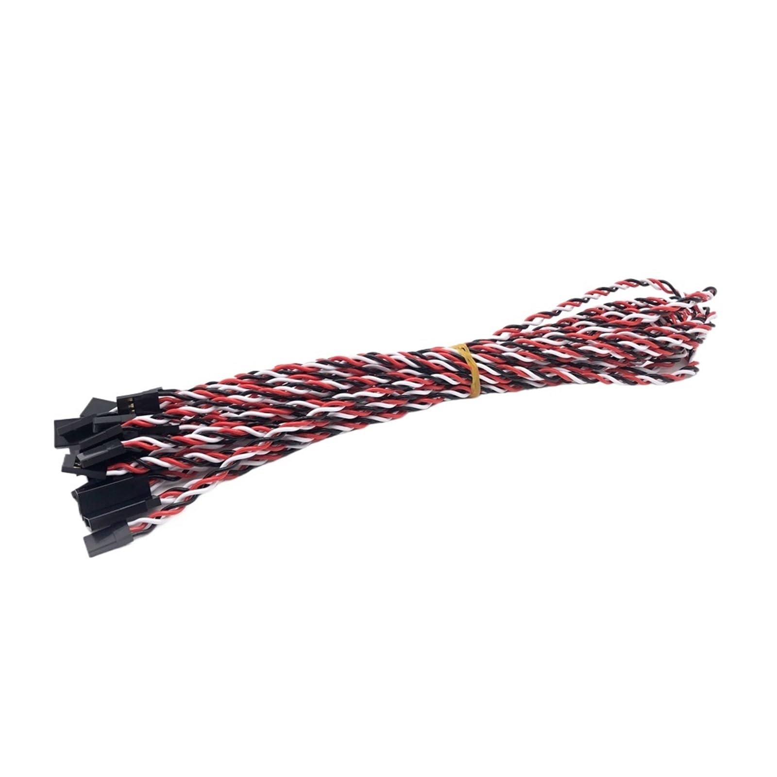 Servo-Verlängerungskabel, 60-adriges 3-poliges Steckverbinderkabel mit Buchse und Stecker(10PCS J-500MM)
