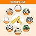 Chanseon 150 watts Industrial Hot Melt Glue Gun US Plug with 10 Pcs Glue Sticks Adjustable Temperature 5 Copper Nozzles for DIY Crafts and Quick Repairs