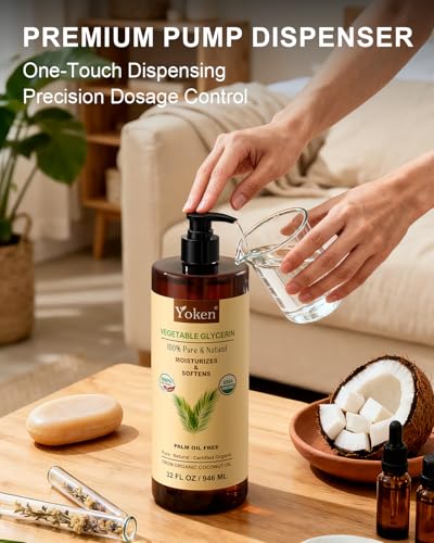 Image of Organic Glycerin Vegetable Glycerine 32 fl oz USDA Certified Liquid Vegetal