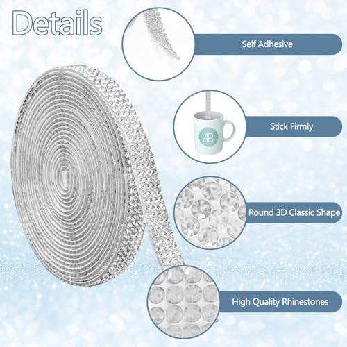 Syclopak Rhinestone Ribbon, Self Adhesive Rhinestone Strips thumb #3