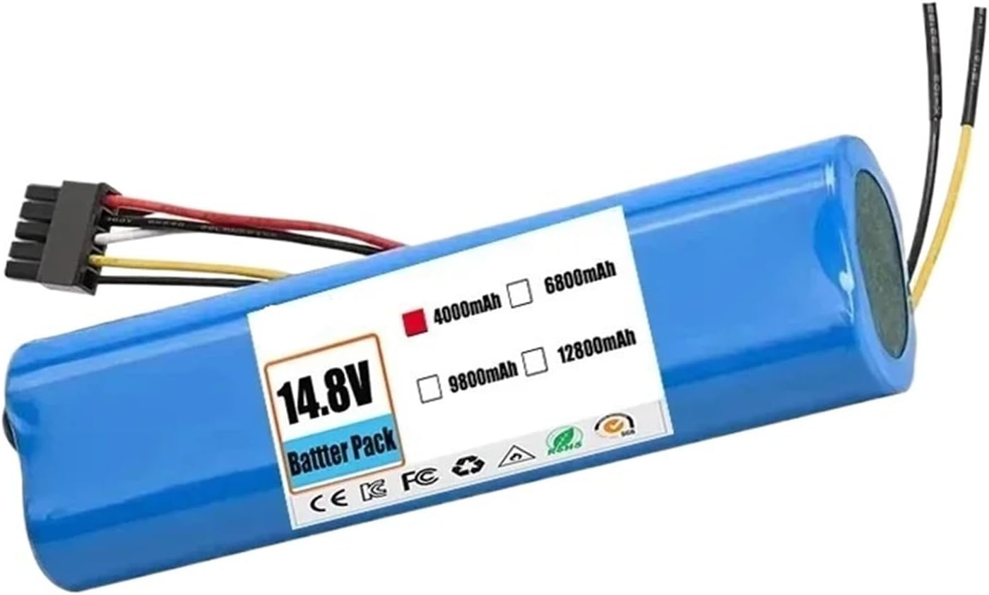 14.4V Battery Pack, Compatible For Cecotec, Compatible For Conga, 3090 3091 3092 1690 1890 2090 2290 Robot Vacuum Cleaner Accessories Li-ion Battery(4000mAh)