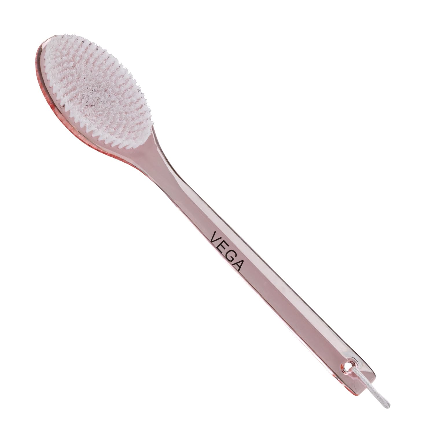 Vega New Luxury Bristle Bath Brush for Gentle Body Massage, Pink