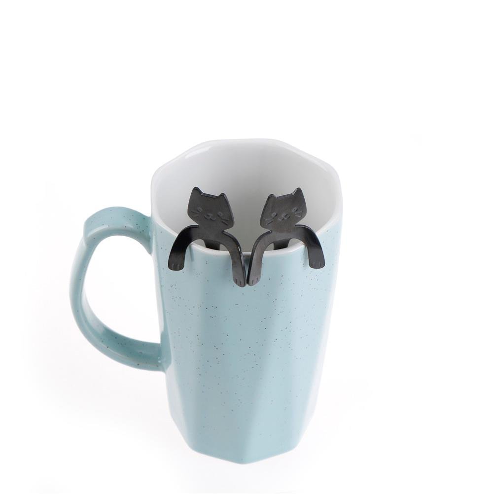 Lot De 4 Cuillères À Café Mini Cat Vous Irez Kitty Cuillère À Soupe
