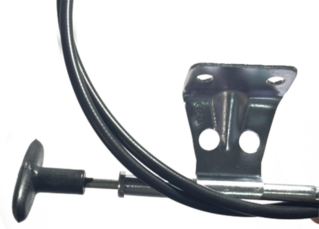 Suitable Fit For Hood Bonnet Lock Release Control Cable Black 1989-97 Big M D21 Pick Up Truck Hardbody 1989-11 Pathfinder 73 inch