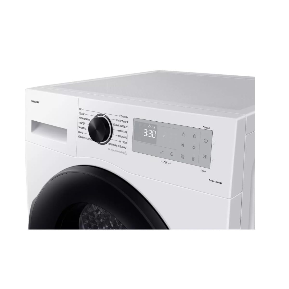 Samsung Sèche-linge Pompe À Chaleur 60cm 9kg Blanc DV90CGC0A0AH
