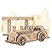 qollorette 3D auto Puzzle In Legno Rompicapo Per Hobby Creativi Adulti Uomo Bambini DIY Wooden Puzzles Auto e Distributore Di Benzina - Retro Kit