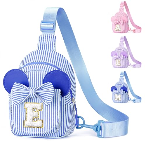 Image of YOOLIFE Birthday Gifts for Kids Girls, Initial Sling Bag Purse for Girl Kid | 2 3 4 5 6 7 Year Old Girl Birthday Gift, Gifts for Kids Girls, Initial Crossbody Bag, Purses for Toddler, Gifts for Toddler