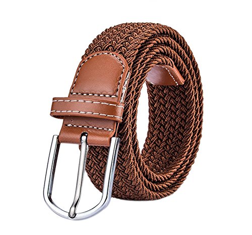 treestar ajustable hombres ms Weaving estudiante deportes de estilo vaquero hebilla de cinturón aleación Casual Fashion cinturón de piel hipoalergénico Durable 1u00a0pieza, #1, 105*3.5cm