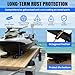 Doniks Heavy Duty Boat Trailer Roller,Steel Bottom Support,Withstand 2000 LBS Boat Storage Trailer,Trailer Roller,Heavy Duty Boat standsfor Dinghy,Sailboat