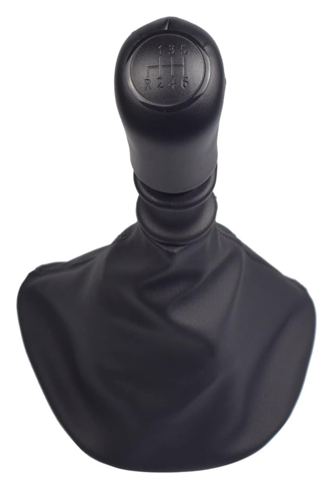 GXSAI Car Gear Lever for Benz W639 for VITO 2003-2010 Car Gear Shift Knob 6 Speed Stick Lever Shifter Leather Gaitor Boot Cover(W639-1set)