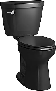 Kohler 31620-7 Cimarron Two-Piece Toilet, Black Black