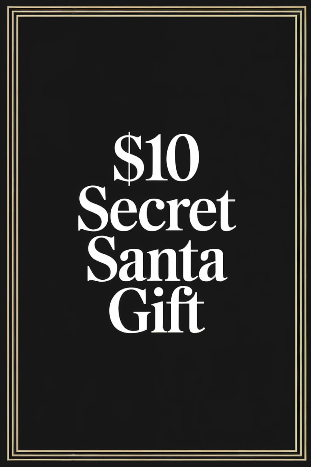 $10 Secret Santa Gift: A Premium and Fun Notepad for Secret Santa Gifting