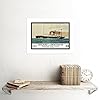 Wee Blue Coo Travel Irish Sea Ferry Kish Boat Ship Holyhead Ireland Wall Art Print #1