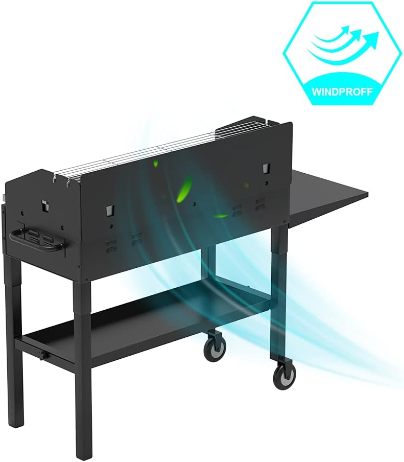 28 Inch Griddle Wind Guard/Screen and Warming Rack for Blackstone, Accessories Kit (For 28")