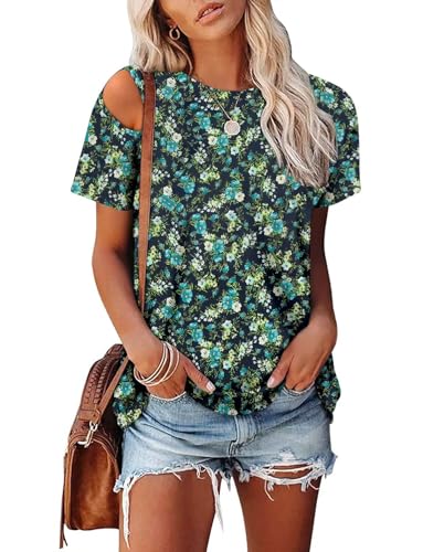 KISSMODA Summer Short Sleeve T Shirt Loose Fit Casual Dressy Women Top 2025 Trendy Ladies Fashion Blouses(S-3XL)