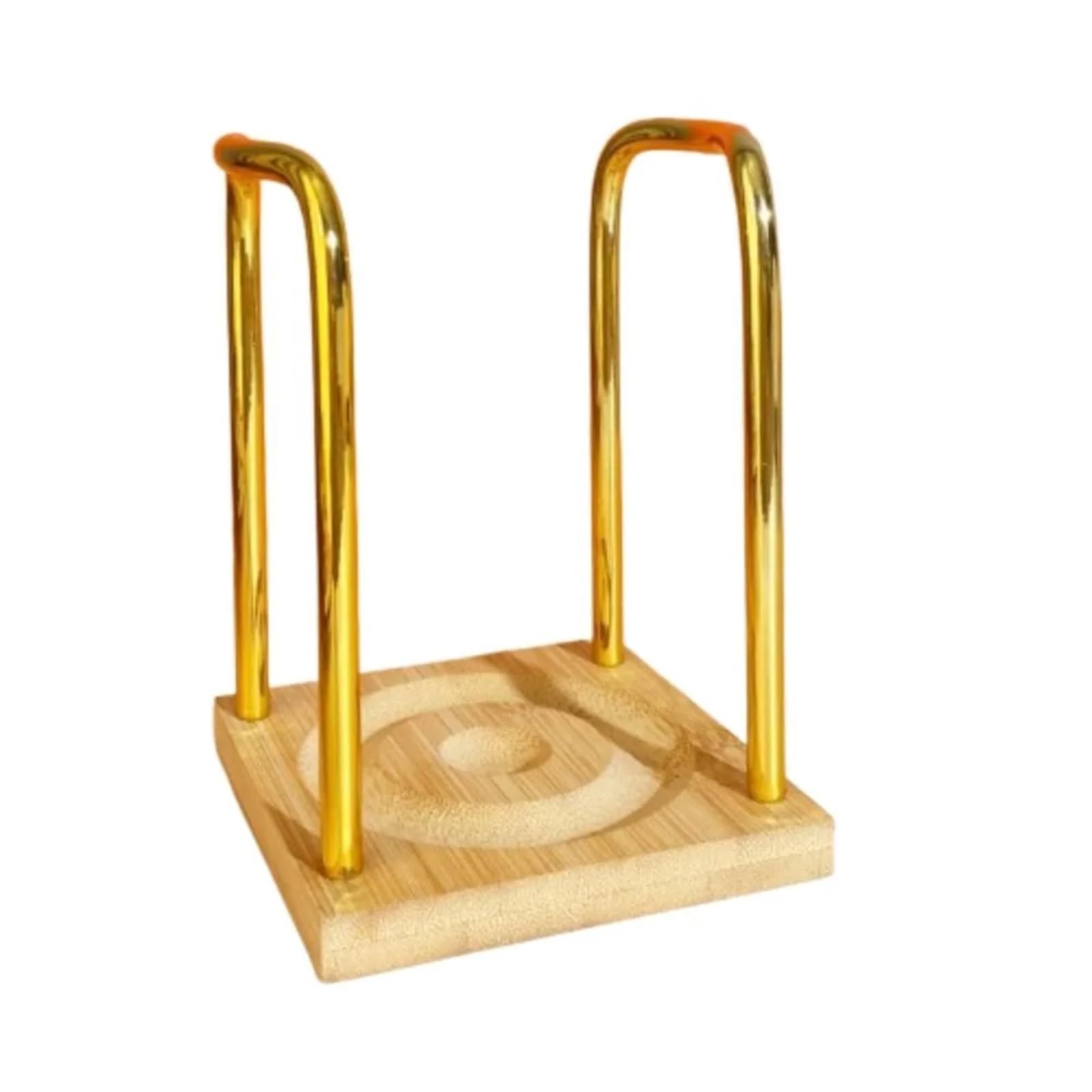 Ikfgtjre 1 Bottom Glod Paper Cup Holder Cup Holder Wooden Bottom With Longer Stick Storage Rack Multifunctional Dispenser For The Kitchen(1 Bottom Glod)