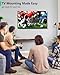 Alrhipvm Fixed TV Wall Mount for 14-43 Inches Flat Screen TVs, Low Profile TV Mount Bracket Hold Up 55lbs, Wall Mount TV Bracket Flush Mount Space Saving, Max VESA 200x200mm, Black, AMFS8