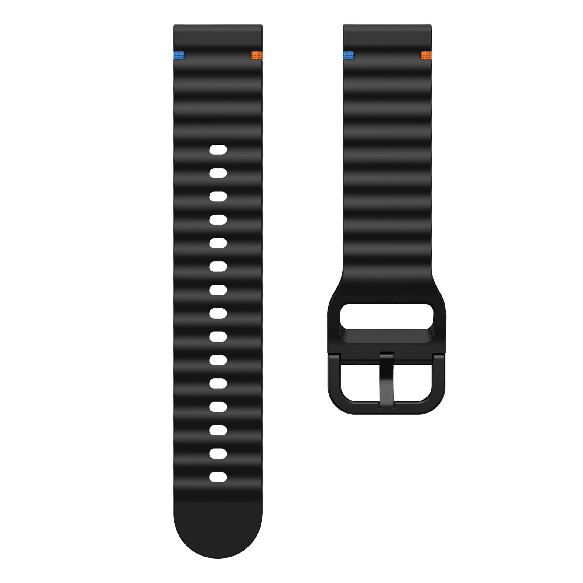 FTRONGRT Cinturino In Silicone 22mm Per Amazfit GTR 47mm – Morbido, Traspirante, Con Sgancio Rapido