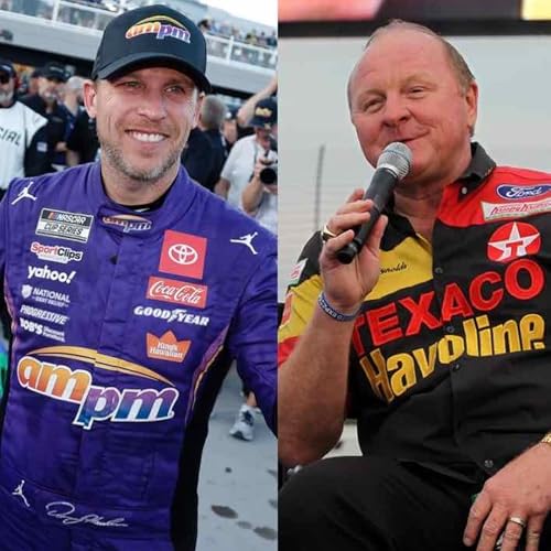 Page de couverture de Twitter Beef: Denny Hamlin vs Larry McReynolds! | Coffee With Kenny