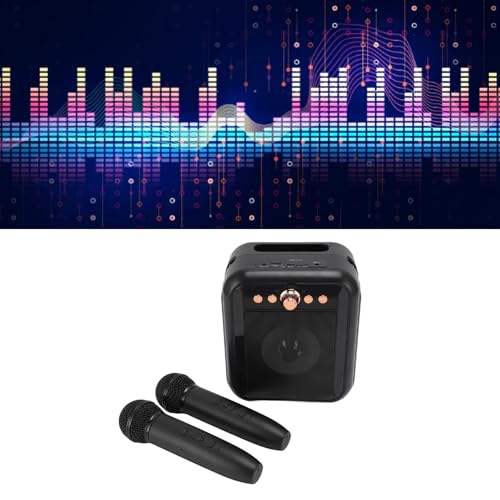 Máquina de karaokê, Alto-falante Mais Silencioso, Som Nítido para Idosos para Uso Externo (Generick6