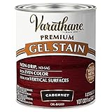 Varathane 358300 Premium Gel Stain, Quart, Cabernet