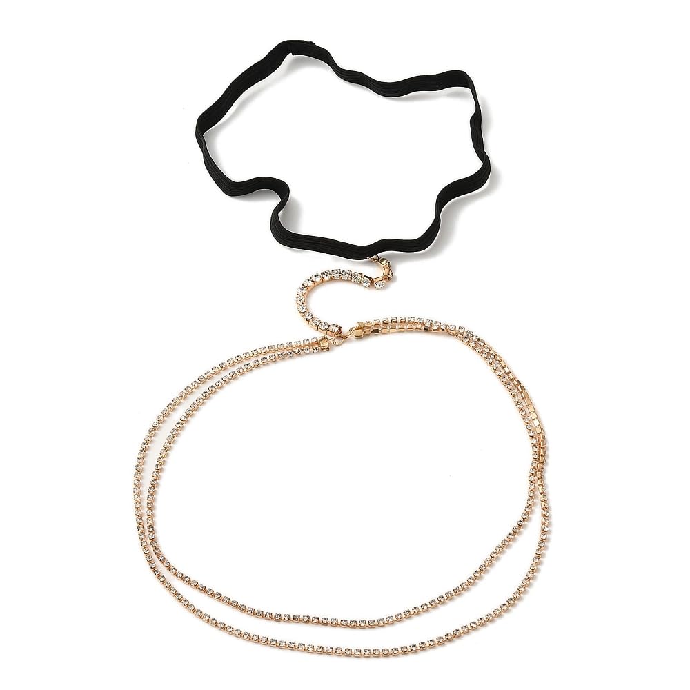 Via Mazzini Gold Plated Gleaming Rhinestone Radiance Metal Thigh Chain Can Be Used With Shorts/Skirts for Women and Girls (TC0692) 1 Pc (B0DF7NWYM4) Amazon Price History, Amazon Price Tracker