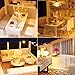 Spilay Dollhouse Miniature with Furniture,DIY Wooden Crafts Doll House Mini Handmade Kit,1:24 Scale Creative Room Idea Gift for Adult Friend Lover (Time Apartment with dust Cover Music Box)