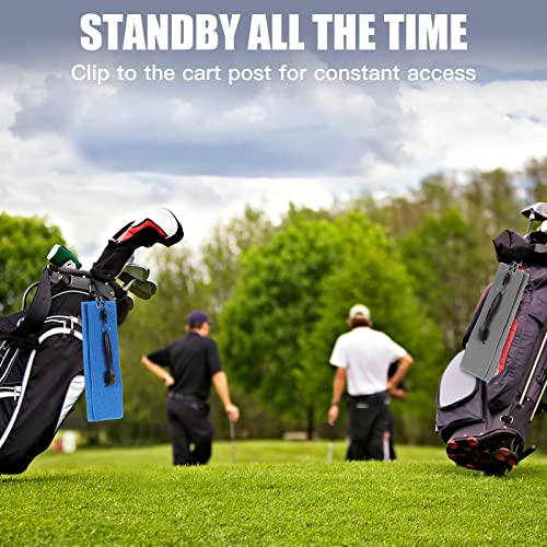 3 Pcs Golf Towel 16" X 16" Microfiber Waffle Pattern Golf Towels And 2 Pcs Golf Club Brush With Club Cleaner Golf Divot Tool Accessories For Golf Bags For Men #TOP6