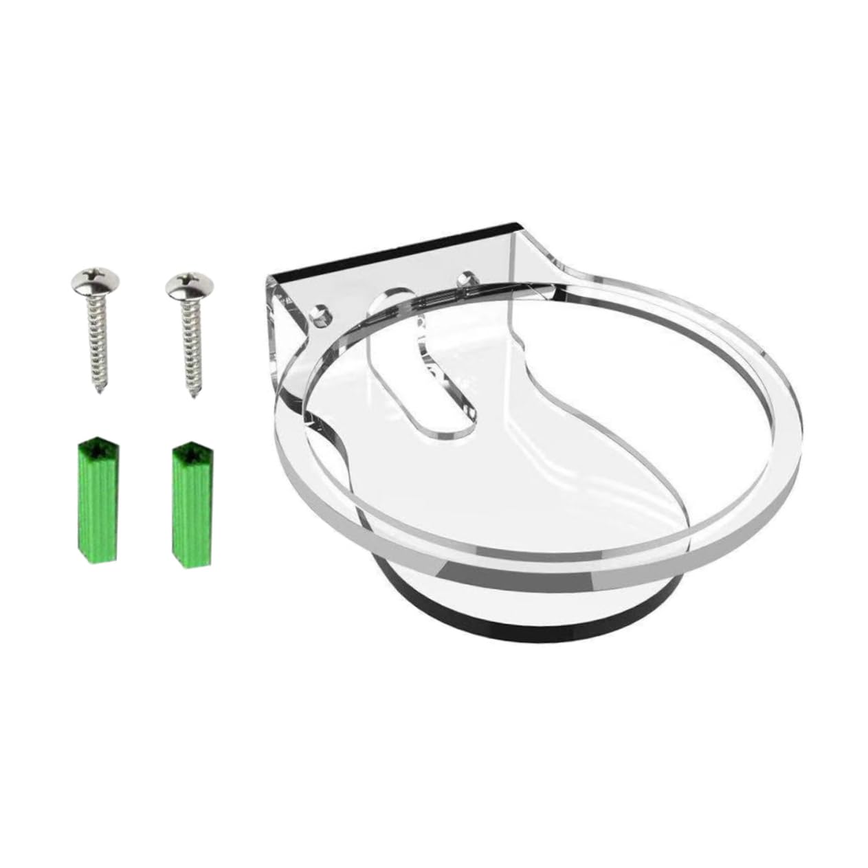 DOITOOL Transparent Desktop Speaker Stand Wall Mounted Bracket for Practical Speaker Holder Stylish Design Easy to Install for Home Office Use