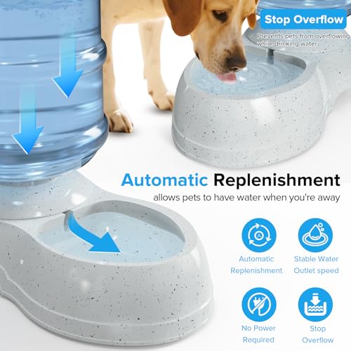 Abreuvoir automatique animaux Kenond 11L réservoir chien et chat grande taille robuste - 7