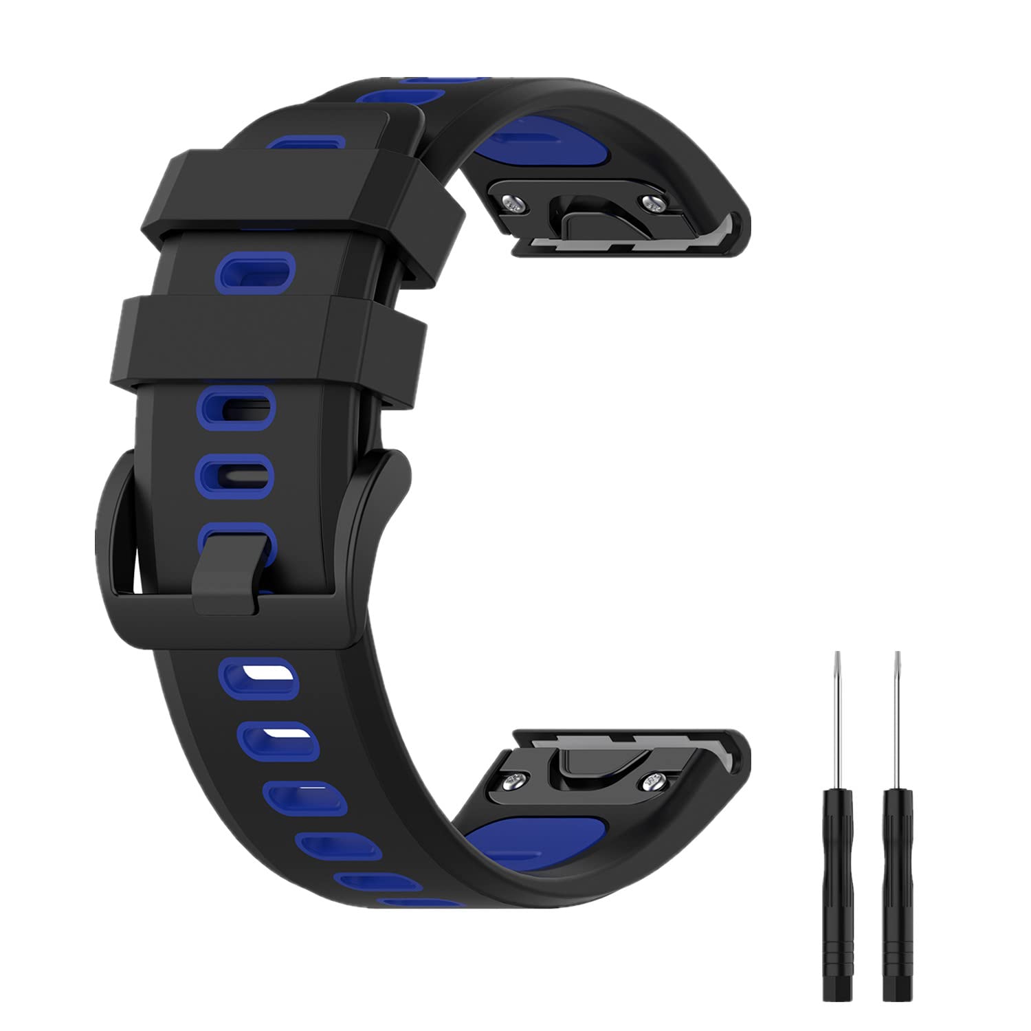 Muovrto Watch Band for Garmin Fenix 7X/ Fenix 6X/ Fenix 5X /Fenix 5X Plus, Waterproof Strap Quick Fit Band Silicone Replacement Band for Garmin Fenix 3/3 HR-image-26