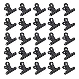 Black Metal Bulldog Binder Clips 2 inch Paper Clips Hinge Clamp File Binder Clips for Photo, File...