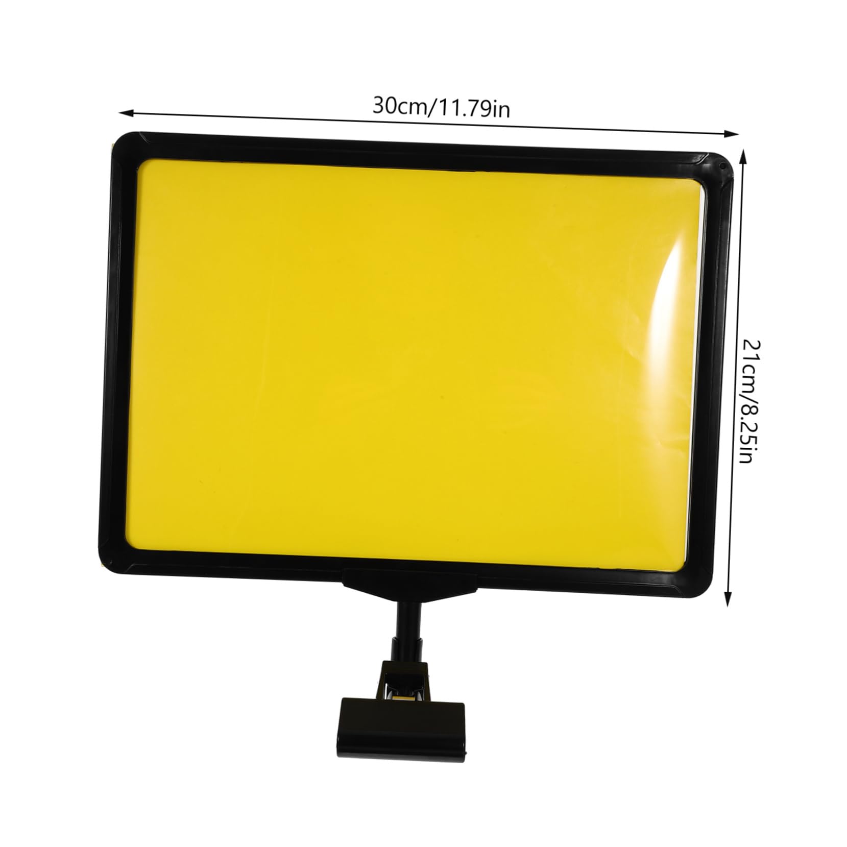 NUOBESTY 10pièces Porte-étiquette De Prix Pratique Avec Clip Pour Support Affichage De Prix Pour Produits Design Simple Et Pour Mise Valeur Informations Produits