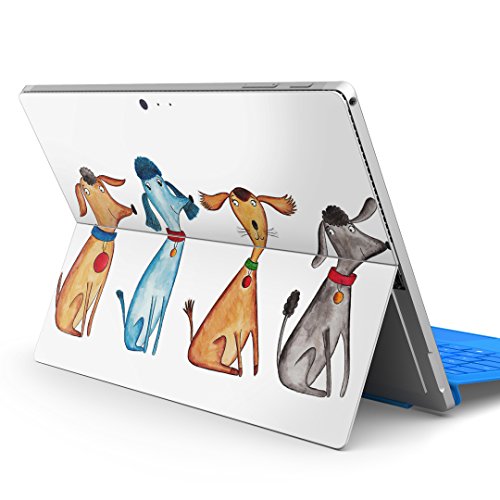 igsticker Surface pro7 (2019) pro6 pro2017 pro4 専用 スキンシール サーフェス ノートブック ノートパソコン カバー ケース フィルム ステッカー アクセサリー 保護 003638 その他 アニマル 犬 動物