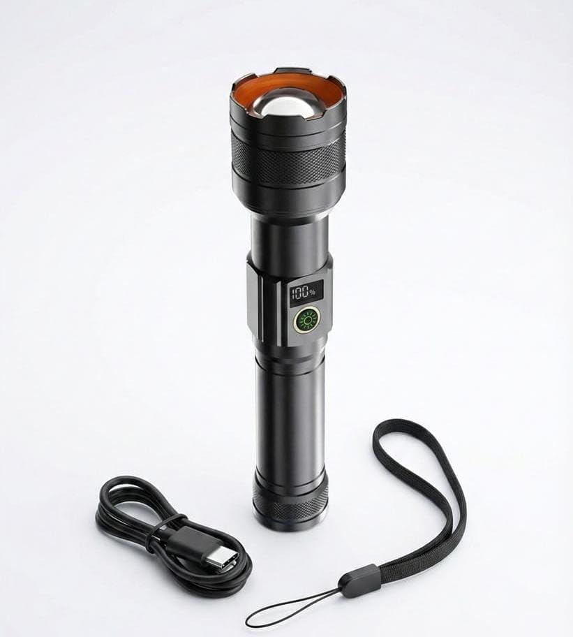 Add RL-M32 Long Range LED Torch Light 100W - Image 5
