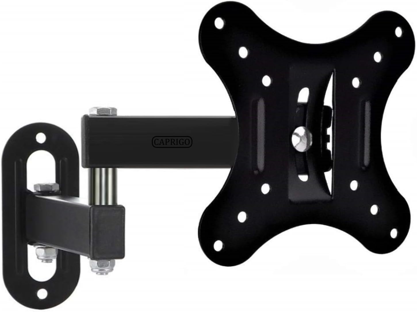 Caprigo Heavy Duty TV Wall Mount Stand for 12 to 27 inches LED/LCD/Monitor Screen's, Full Motion Rotatable Universal TV & Monitor Wall Mount Bracket with Swivel & Tilt Adjustments (M417)