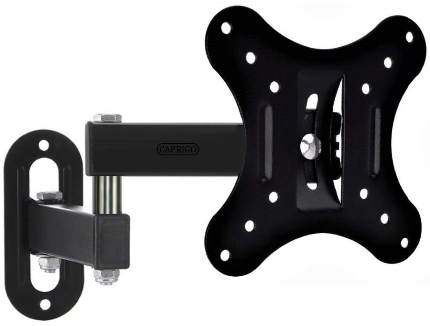 Caprigo Heavy Duty TV Wall Mount Stand for 12 to 27 Inch LED/LCD/Monitor Screen’s, Full Motion Rotatable Universal TV & Monitor Wall Mount Bracket with Swivel & Tilt Adjustments (M417)